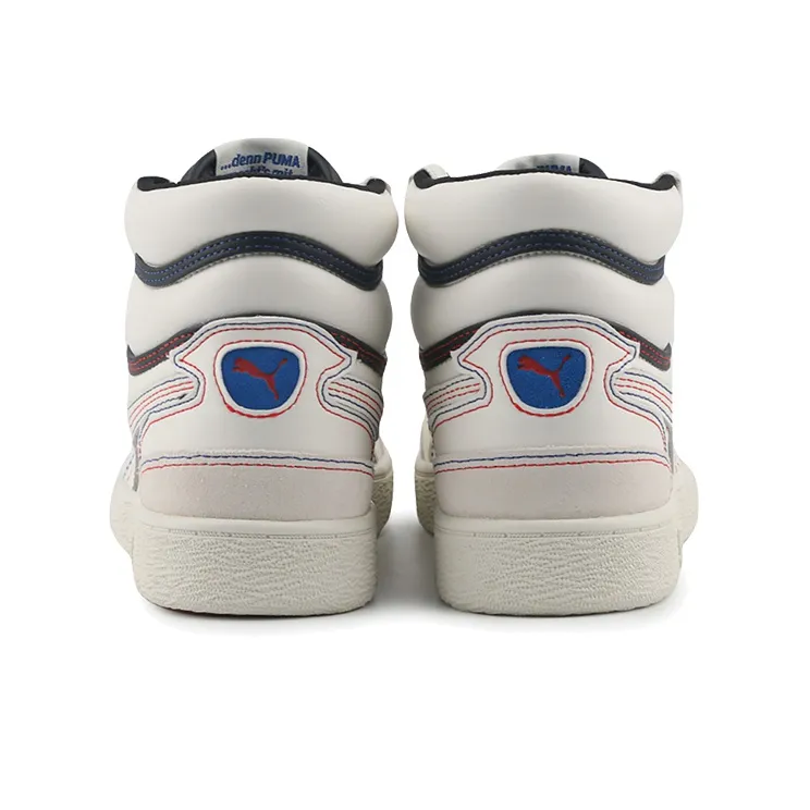 PUMA Ralph Sampson Mid Panorama 'Creamwhite Black Red'-4