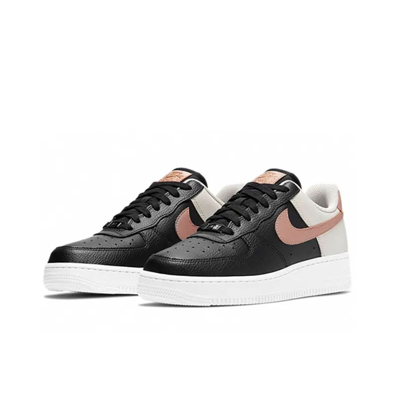 Nike Air Force 1 Low 07 Black Metallic Red Bronze Women's-2