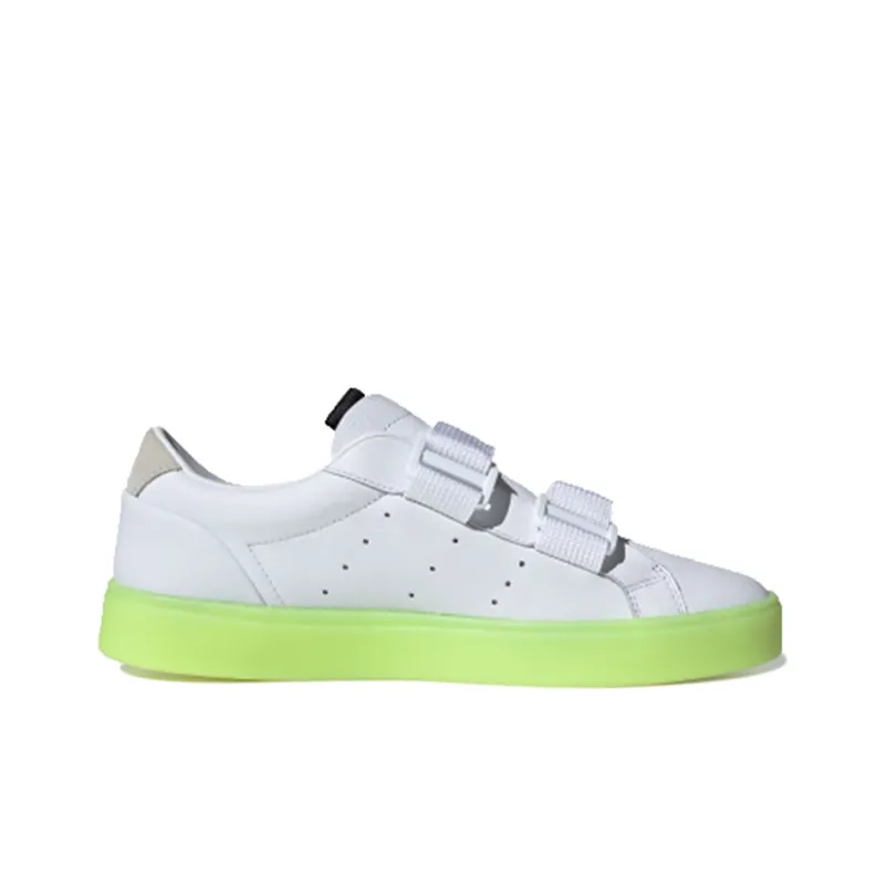 Adidas Sleek S Cloud White Hi Res Yellow Women's-1