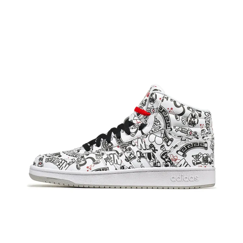 Adidas Neo Hoops 2.0 Mid 'Black White'-0
