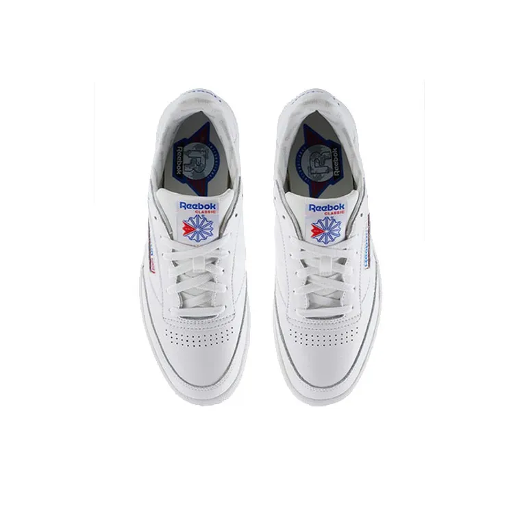 Reebok Club C 85 So White Light Grey Heather Solid Grey Blue-2