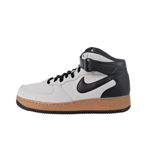 Nike Air Force 1 Skateboard Shoes Men Mid-Top Black/White