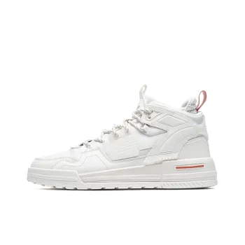 XTEP Sky Ride Collection Overlord Farewell Concubine High Top Skateboard Shoes Women's White