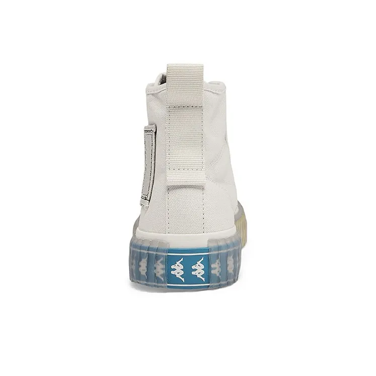 Doraemon x Kappa Slip-Resistant Coverage High-Top Skateboard Shoes Unisex White-2