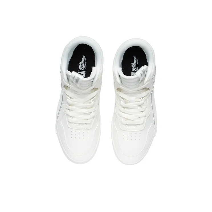 LiNing Wave Superwave Mid Mid Top Skateboard Shoes Women's Snow White-3