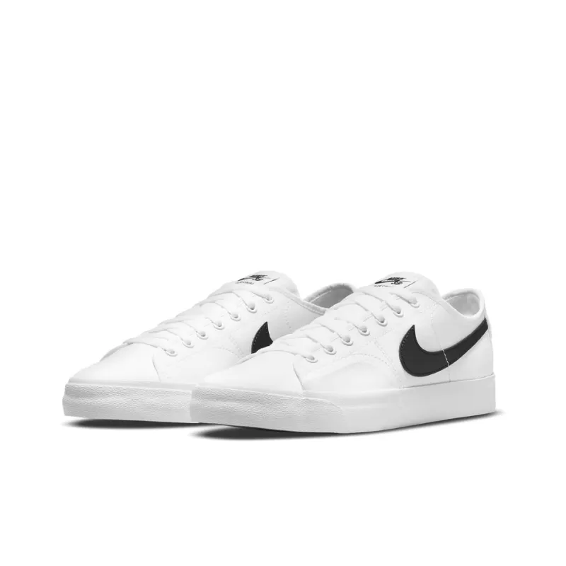 Nike Sb Blazer Court White Black-2