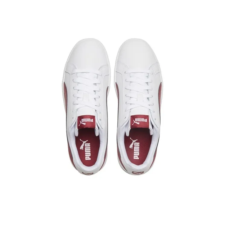 Puma Smash White Tibetan Red-2