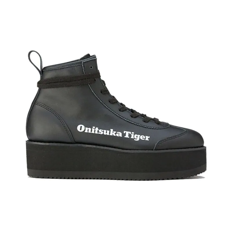 Onitsuka Tiger Delegation Chunk High Top Shoes 'Black Faux Fur' Women's-1