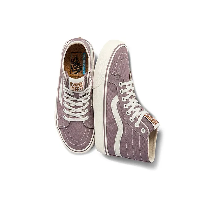 Vans Unisex SK8 HI High Top Sneakers Purple-4