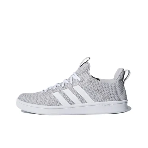 Adidas Cloudfoam Advantage Skateboard Shoes Women's Low-Top Gray