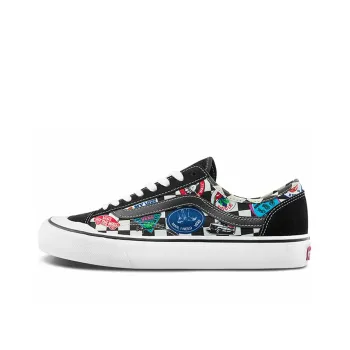 Vans Style 36 Colour Printing Shoes Black MULTI COLOR