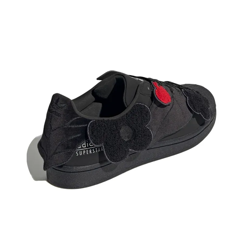 Adidas Melting Sadness X Superstar 'Black Floral Patches'-3