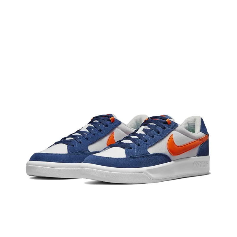 Nike Sb Adversary Premium White Navy Safety Orange-2