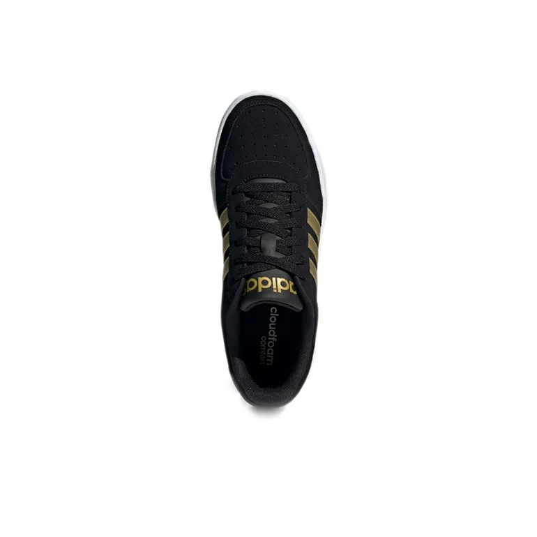 Adidas Neo Cut Cozy Breathable Low Tops Casual Skateboarding Shoes Black-4