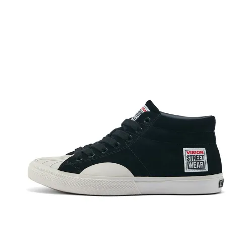 Vision Street Wear Skateboard Shoes Unisex High-Top Black