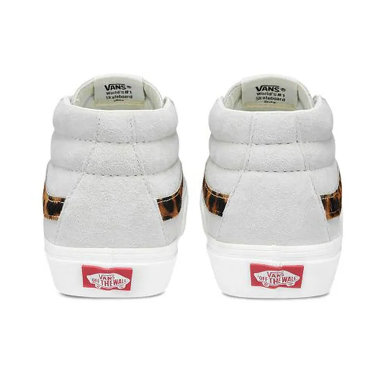 Vans Sk8 Mid Retro Mid Top Casual Canvas Shoes Unisex White-4