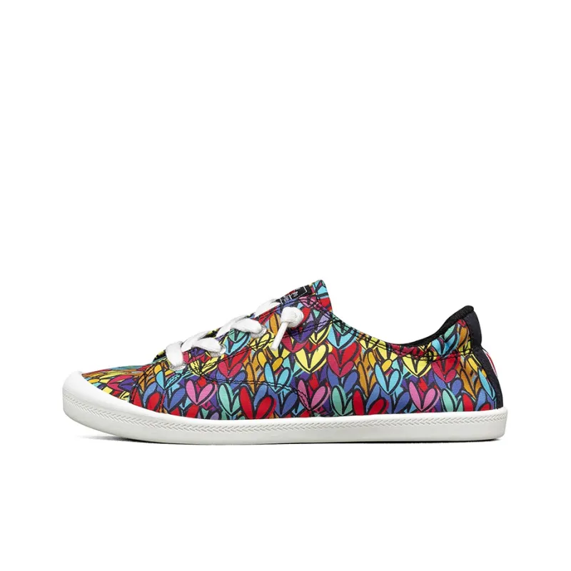 Skechers Bob's Beach Bingo Collaboration Lightweight Low-Top Skateboard Shoes Women's Multicolor-0