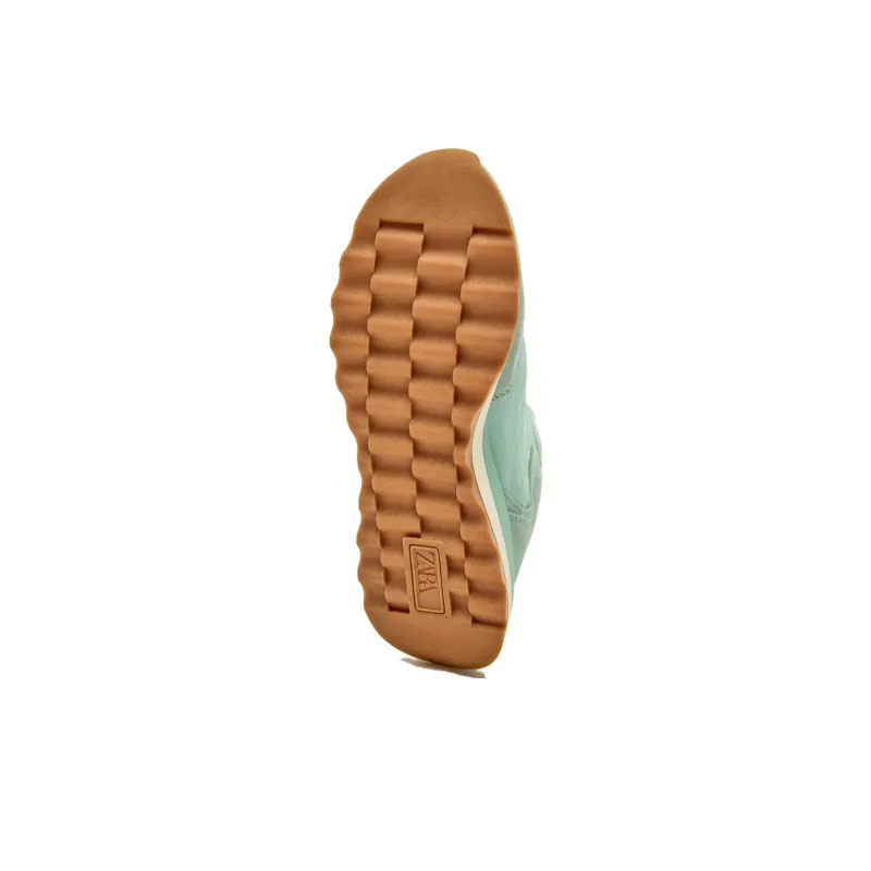 ZARA Cushioning Low-Top Casual Shoes Women's Aqua Green-5