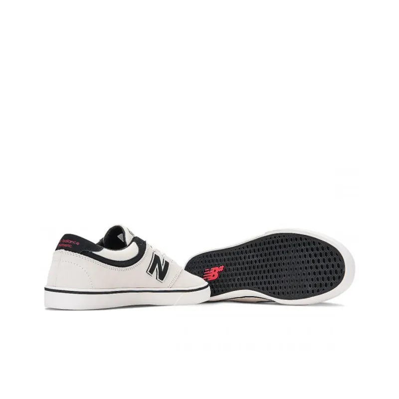 New Balance NB Quincy 254 Skateboard Shoes Men Low-Top White/Black-4