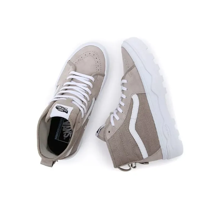 Vans SK8 Skateboard Shoes Women's High Top Light Umber-3