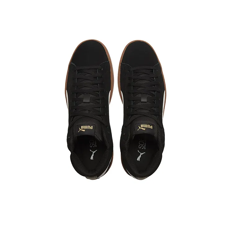 PUMA Smash V2 Mid 'Black White Brown'-3