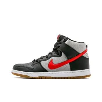 Nike Sb Dunk High University Red Medium Grey