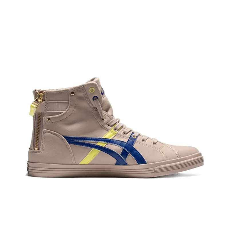 Asics Double Clutch Light Brown/Blue Fleece High Board Shoe-1