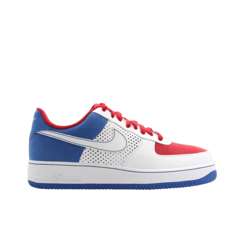 Nike Air Force 1 '07 'White Varsity Royal Red'-1