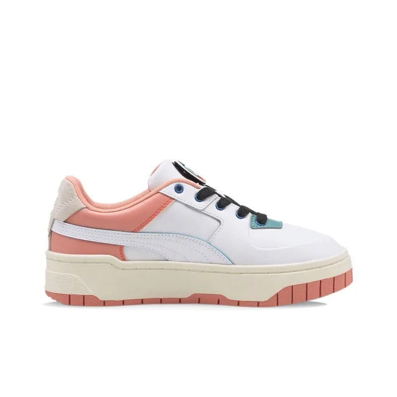 PUMA Cali Dream Low Top Sneakers Pink/Red/White Women's-1