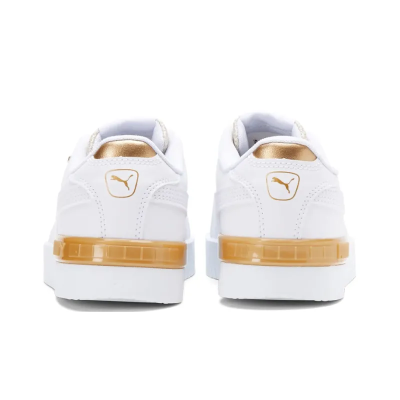 PUMA Jada Bling Skateboard Shoes Women's Low-Top White/Gold-3