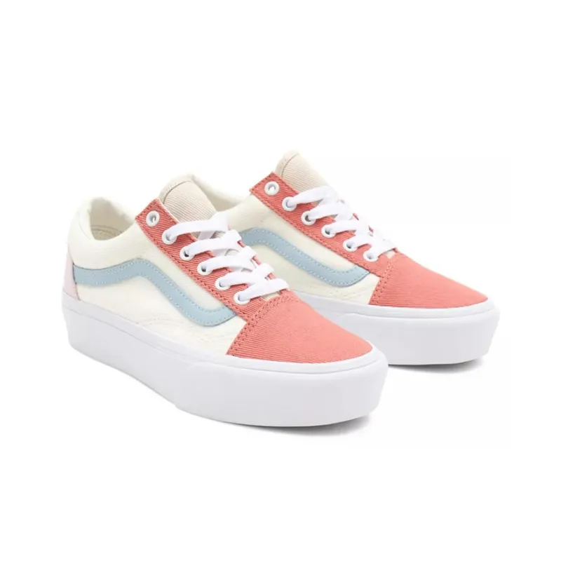 Old Skool Vans Platform 'Twill Pastel Block'-2