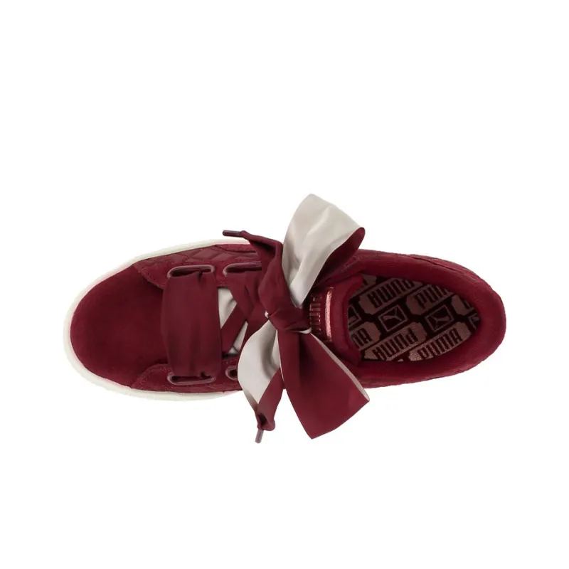 PUMA Suede Heart Quilt Cordovan Cameo Brown Women's-2