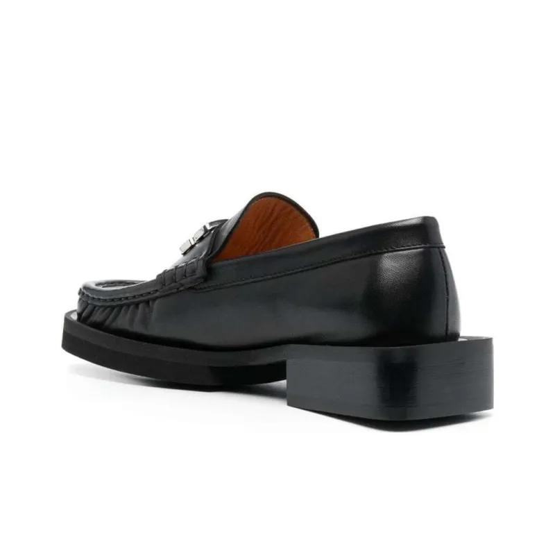 GANNI 30mm Logo-plaque Loafers-3
