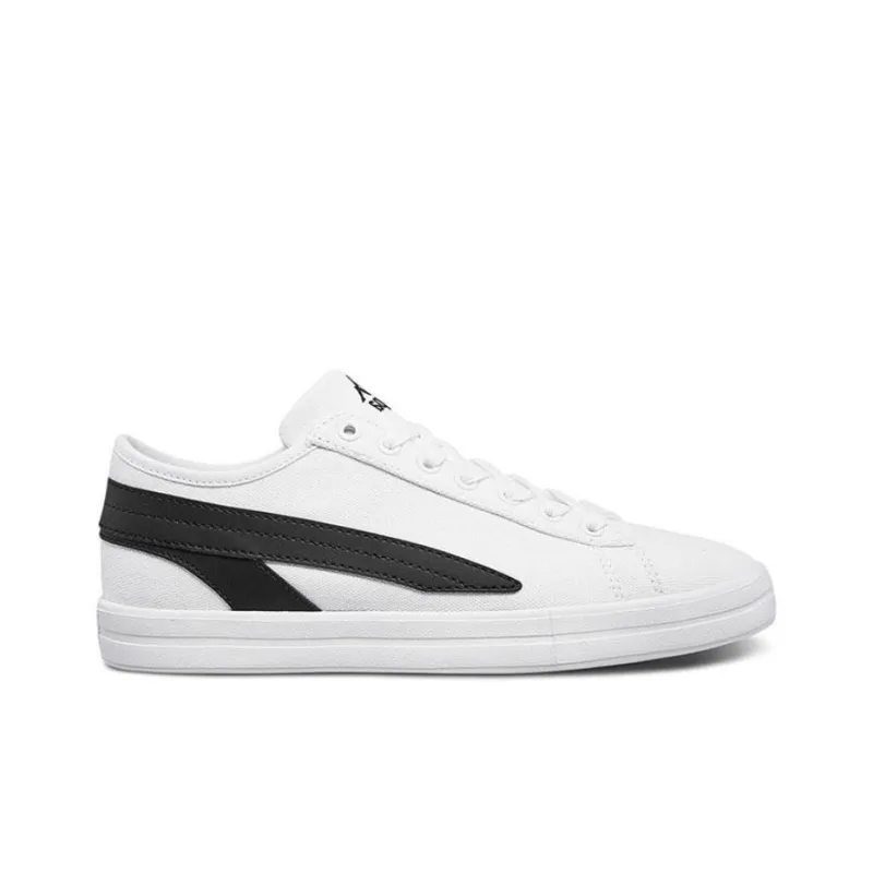 Kappa Slip Resistant Coverage Low Top Skateboard Shoes Unisex White-1