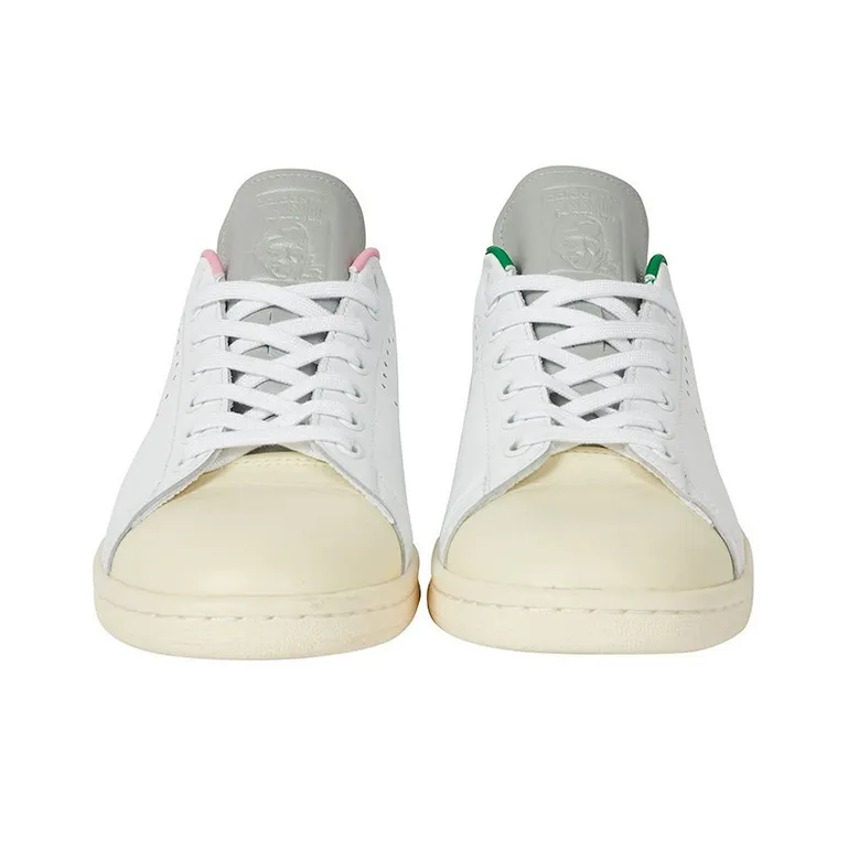 Adidas Originals Palace X Stan Smith 'White Green Pink'-3
