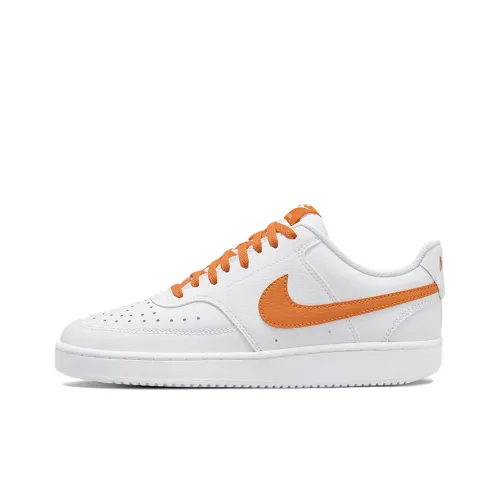 Nike Court Vision 1 Skateboard Shoes Women's Low-Top White/Brown