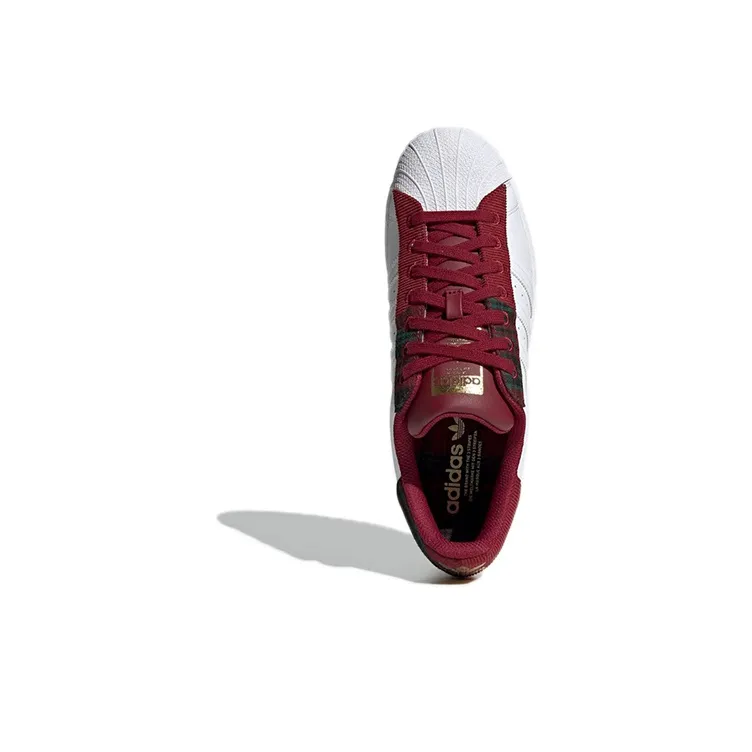 Adidas Superstar Collegiate Burgundy Cloud White-4