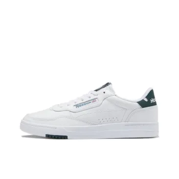Reebok Court Peak Slip Resistant Cushioning Abrasion Resistant Low Top Skateboard Shoes Unisex White