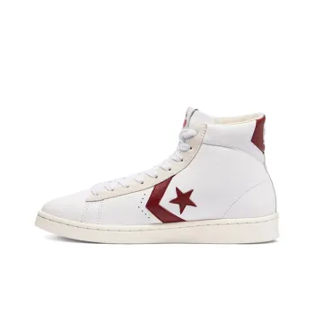 Converse Pro Leather High White Team Red