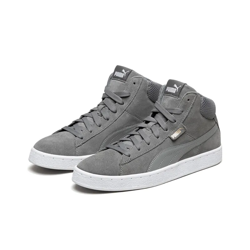 PUMA 1948 Mid Grey/White Mid Casual Board Shoes-2