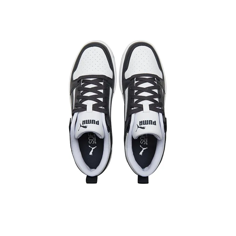 PUMA Unisex Rebound Sneakers White/Blue-4
