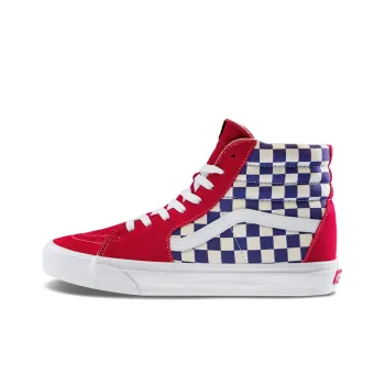 Vans Sk8 Hi Bmx Checkerboard True Blue Red
