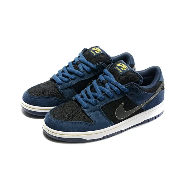 Nike Sb Dunk Low Midnight Navy Black-2