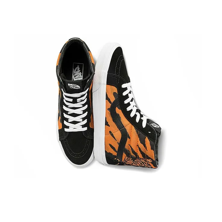 Vans SK8 Hi Reissue Tiger Black Orange-3