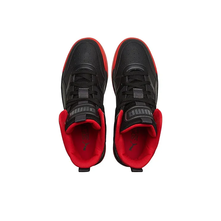 PUMA Backcourt Hi Black/Red-3