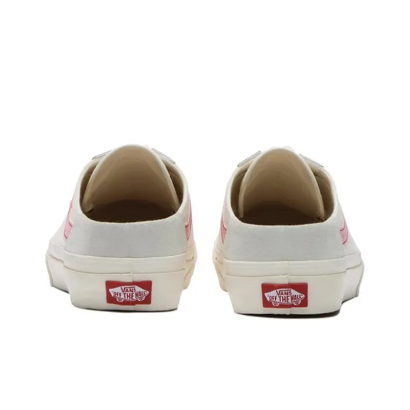 Vans Style 36 Low-Top Skateboard Shoes Unisex White Red Japan Version-3
