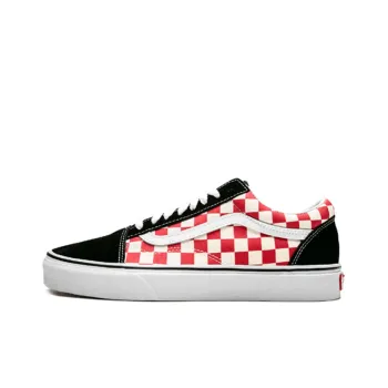 Old Skool Vans 'Red Checkerboard'