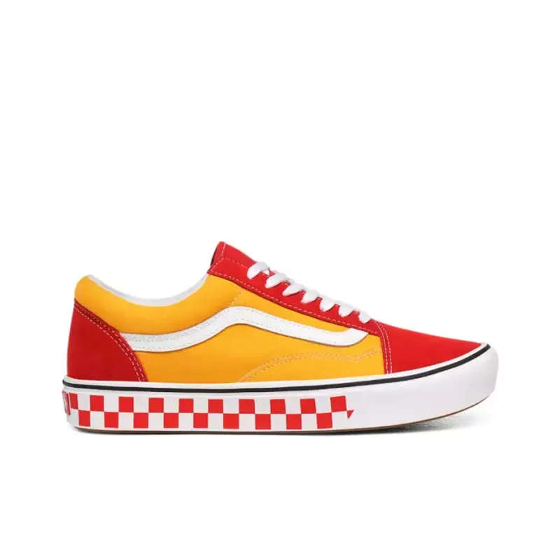 Old Skool ComfyCush Vans 'Tape Mix Red Cadmium'-1