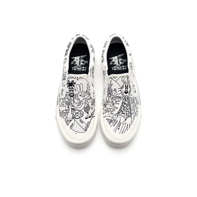 LINING Boogle X Steven Harrington Shoes 'White Black'-3