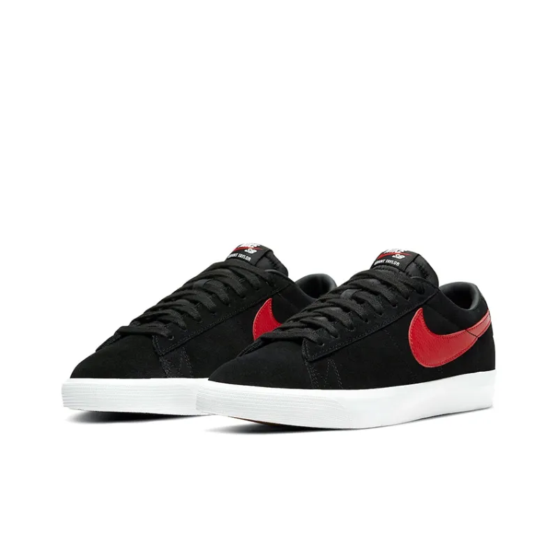 Nike Sb Zoom Blazer Low Gt Black University Red-2